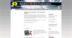 Desktop Screenshot of bricknerelectric.com