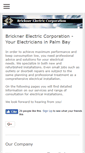 Mobile Screenshot of bricknerelectric.com