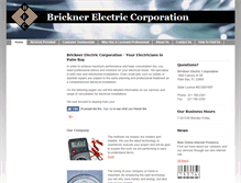 Tablet Screenshot of bricknerelectric.com